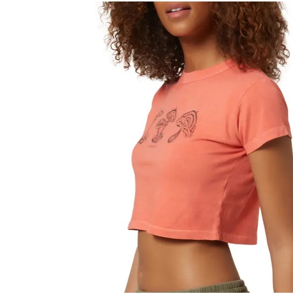 O'NEILL Let's Go Babe Graphic Crop Tee, Multiple Sizes, Watermelon, NWT - Picture 3 of 8